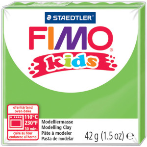 FIMO kids Pâte à modeler, à cuire au four, vert clair, 42 g