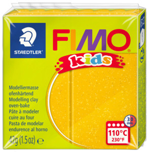 FIMO Pâte à modeler, à cuire, or scintillant, 42g