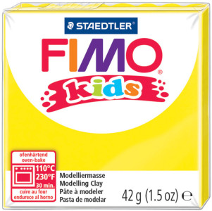 FIMO kids Pâte à modeler, à cuire au four, gris clair, 42 g