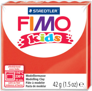 FIMO kids Pâte à modeler, à cuire au four, gris clair, 42 g