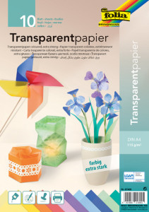 folia papier transparent, A4, 115 g/m2, blanc