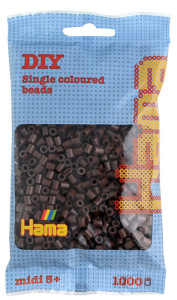 Hama Perles à repasser midi, blanc, dans un sachet