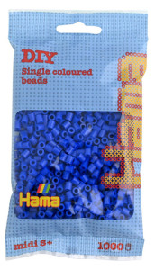 Hama Bügelperlen midi, bleu, dans le sac