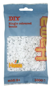 Hama Perles à repasser midi, vert, dans un sachet