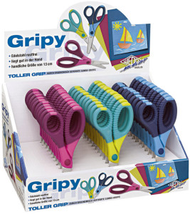 WEDO Ciseaux de bricolage Gripy, rond, longueur: 130 mm, pré