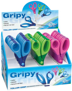 WEDO Ciseaux de bricolage Gripy, pointu, longueur: 130 mm,