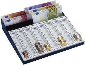 WEDO Monnayeur avec compartiment pour les billets,