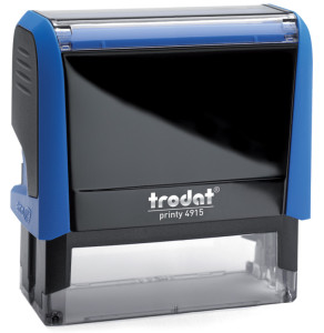 trodat Tampon encreur auto. Printy 4915 4.0, 7 lignes, bleu