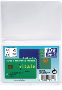 ELBA Etui de poche, PVC, simple, 0,12 mm, format: 85 x 55 mm