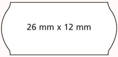 agipa Etiquettes pour étiquetteuse, 26 x 16 mm