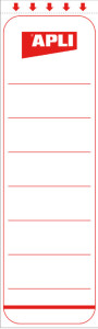 agipa Etiquettes dos de classeur adhésives, court / étroit