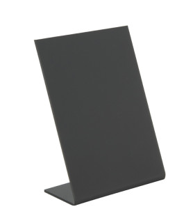 Securit Ardoise de table L-BOARDS, A7, noir