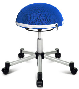 Topstar tabouret de remise en forme « Sitness demi-boule », bleu