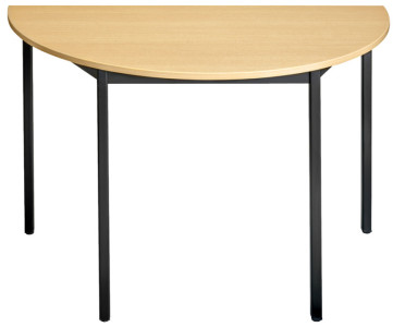 SODEMATUB Table universelle 76RHN, 700 x 600, hêtre/noir