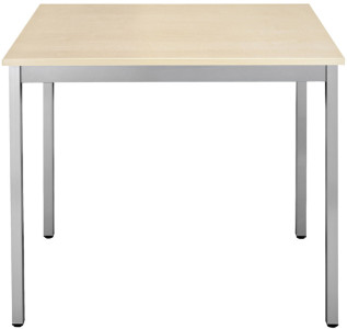 SODEMATUB Table universelle 148REA, 1400 x 800, érable/alu