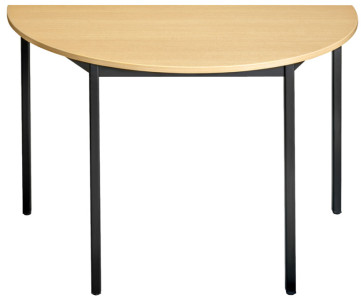 SODEMATUB Table universelle 147RHN, 1400 x 700, hêtre/noir