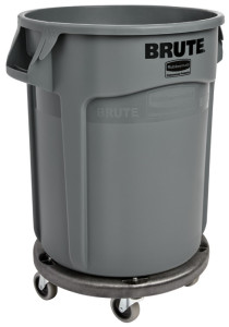 Rubbermaid Collecteur BRUTE 75,7 litres, en PP, jaune