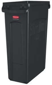 Rubbermaid Collecteur de déchets Slim Jim avec conduits