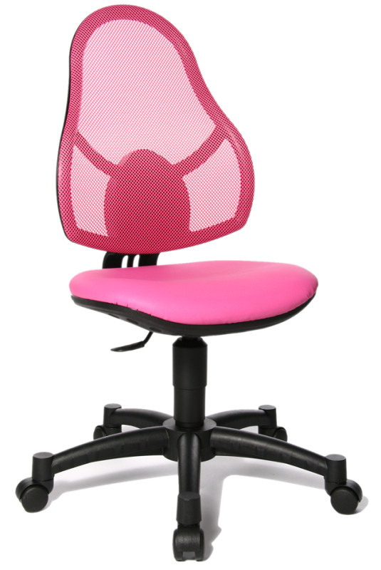 Chaise de bureau Rose à roulettes pour Enfant - High S'Cool TOPSTAR