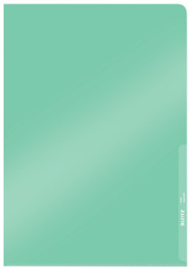 LEITZ Pochette transparente Premium, A4, PVC, granuleux,