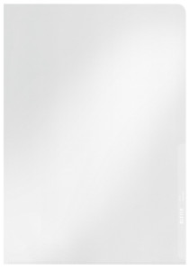 LEITZ Pochette transparente Premium, A4, PVC, granuleux,