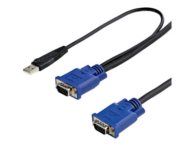 Startech : 10 FT ULTRA-THIN PC USB+VGA KVM cable