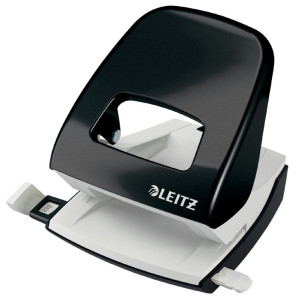 LEITZ Perforateur Nexxt 5008, bleu métallique, dans un