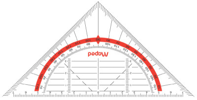 Maped équerre géométrique Geo-Flex, hypothénuse: 160 mm