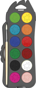 Maped palette de peinture COLOR'PEPS, 12 couleurs