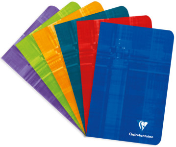 Clairefontaine Carnet piqûre, 110 x 170 mm, 96 pages, séyès