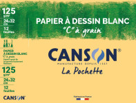 Canson bloc à dessin, format a3, 20 feuilles, blanc, 120 100050301