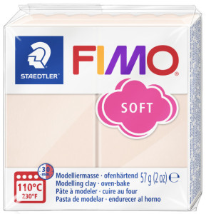 FIMO Pâte à modeler SOFT, à cuire, vert tropique, 57 g