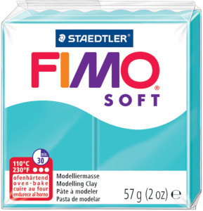 FIMO Pâte à modeler SOFT, à cuire, caramelle, 57 g