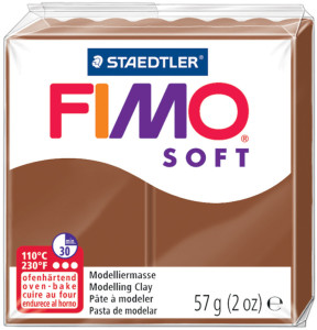 FIMO Pâte à modeler SOFT, à cuire, caramelle, 57 g