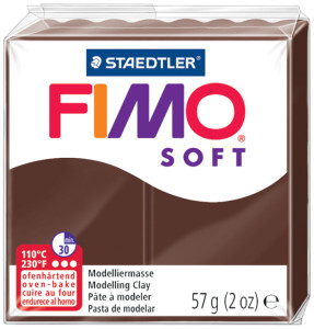 FIMO Pâte à modeler SOFT, à cuire, caramelle, 57 g