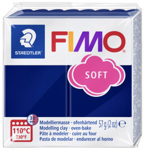 FIMO Pâte à modeler SOFT, à cuire, jaune soleil, 57 g