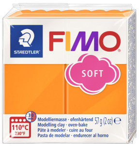 FIMO Pâte à modeler SOFT, à cuire, pourpre, 57 g