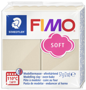 FIMO Pâte à modeler SOFT, à cuire, pourpre, 57 g