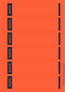 LEITZ étiquette pour dos de classeur, 39 x 192 mm, court,