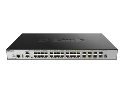 D-Link : 28-PORT LAYER 3 GB STACK SWITCH (SI)