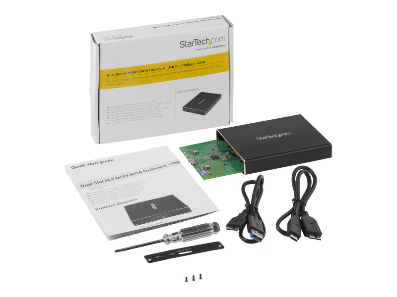 Startech : BOITIER SSD M.2 NVME THUNDERBO LT 3 A 4 BAIES - 40GBPS - 72W