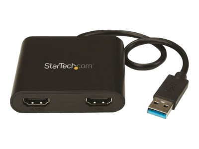 Startech : USB TO DUAL HDMI ADAPTER - HDMI USB ADAPTER - USB 3.0 TO HDMI