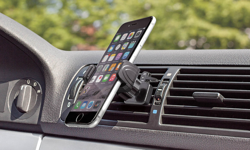 IWH porte-gobelet Support de téléphone portable pour voiture pivotant à 360°