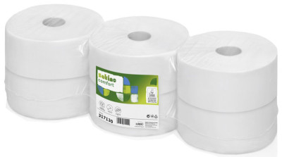 wepa papier toilette en grands rouleaux Comfort, blanc