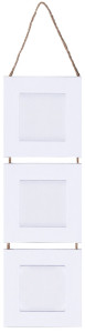 folia Kit de cadre photo, en carton, 7,5 x 7,5 cm, blanc