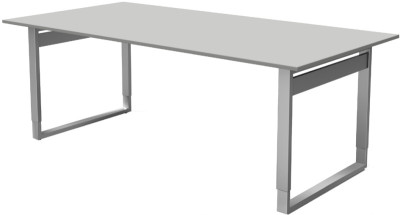 kerkmann Table de conférence Form 5, (L)2.000 mm, blanc