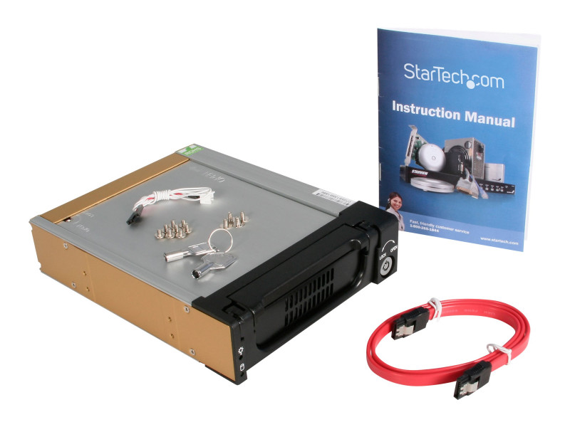 StarTech.com Rack disque dur 5.25 vers 3.5 - Aluminium