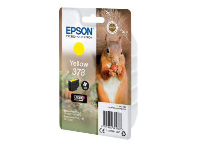 Epson SGL-PK.Jaune 378ClariaSQUIRREL photoHD cartouche encreS1 X 4.6ml