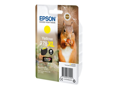 Epson cartouche encre Jaune 378XL SQUIRREL CLARA photo HD INK