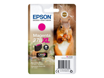 Epson : SINGLEpack MAGENTA 378XL SQUIRREL CLARA Photo HD INK